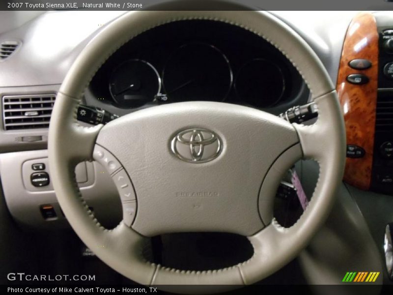 Natural White / Stone 2007 Toyota Sienna XLE