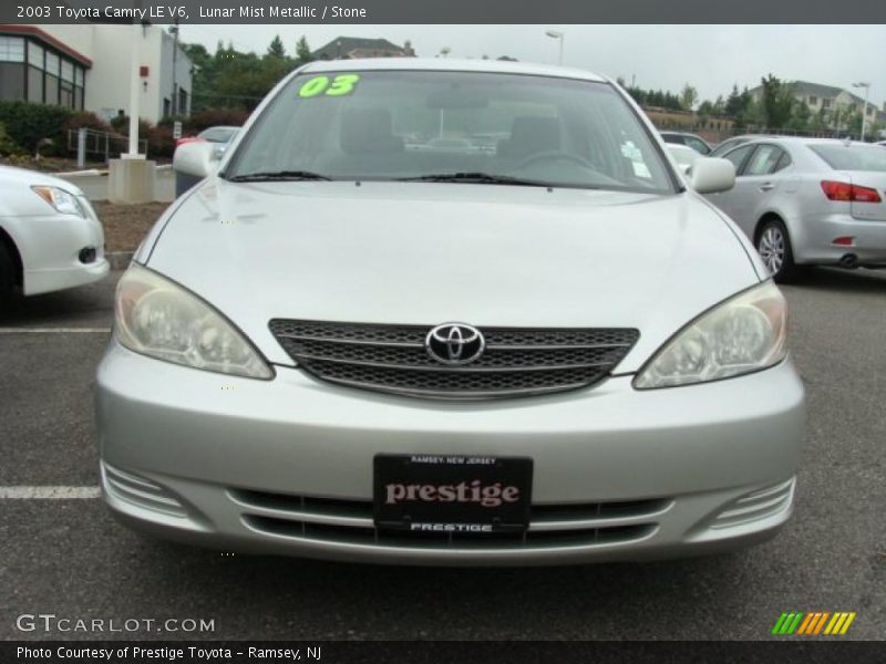 Lunar Mist Metallic / Stone 2003 Toyota Camry LE V6