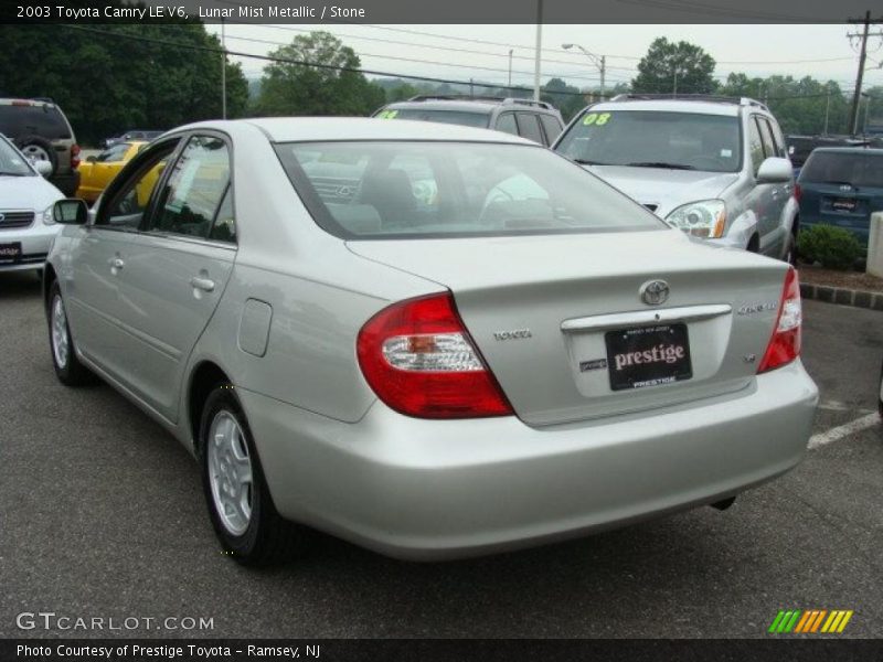 Lunar Mist Metallic / Stone 2003 Toyota Camry LE V6