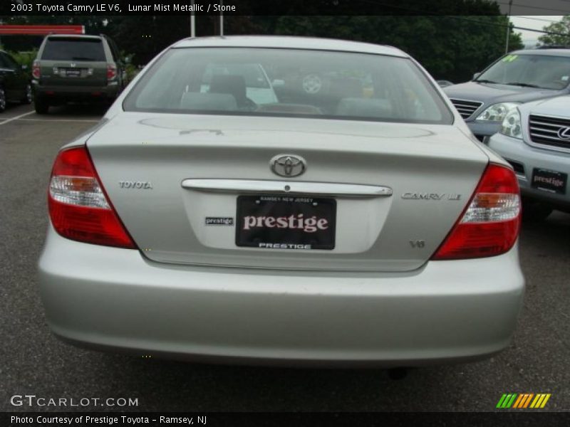 Lunar Mist Metallic / Stone 2003 Toyota Camry LE V6