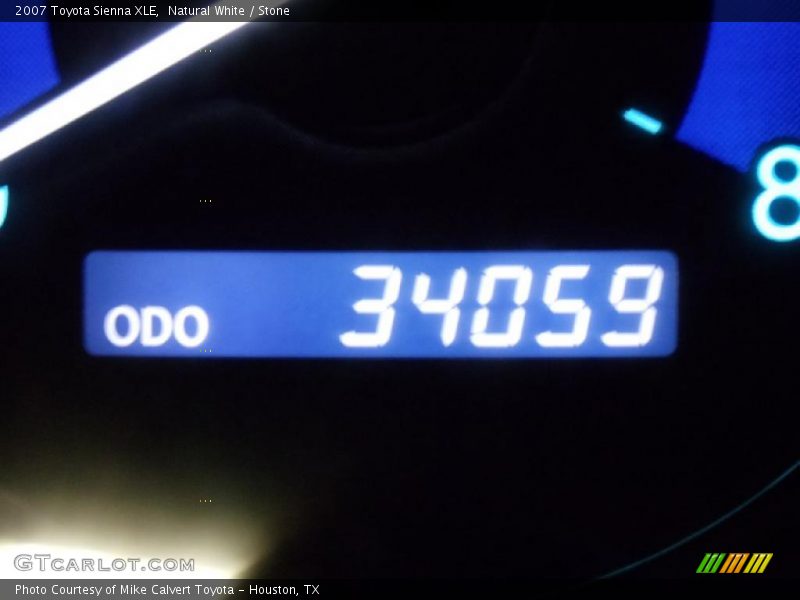 Natural White / Stone 2007 Toyota Sienna XLE