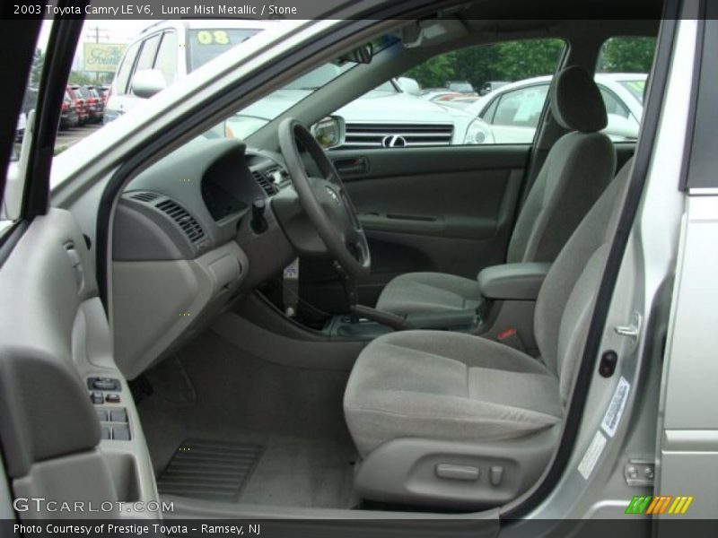 Lunar Mist Metallic / Stone 2003 Toyota Camry LE V6