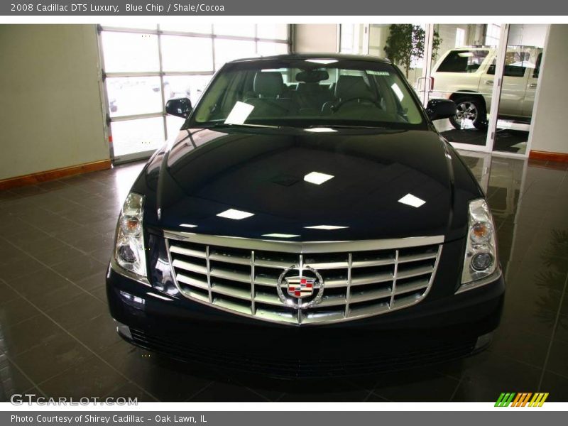 Blue Chip / Shale/Cocoa 2008 Cadillac DTS Luxury