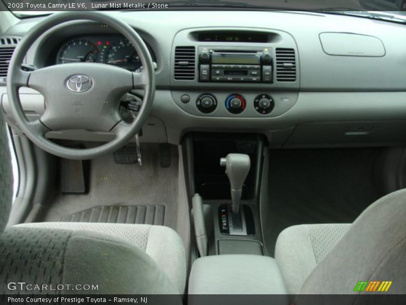 Lunar Mist Metallic / Stone 2003 Toyota Camry LE V6