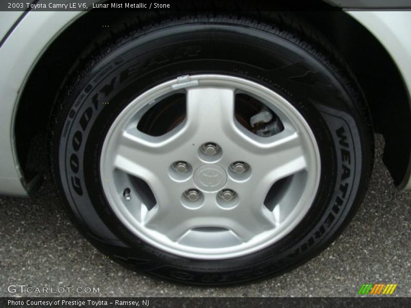 Lunar Mist Metallic / Stone 2003 Toyota Camry LE V6