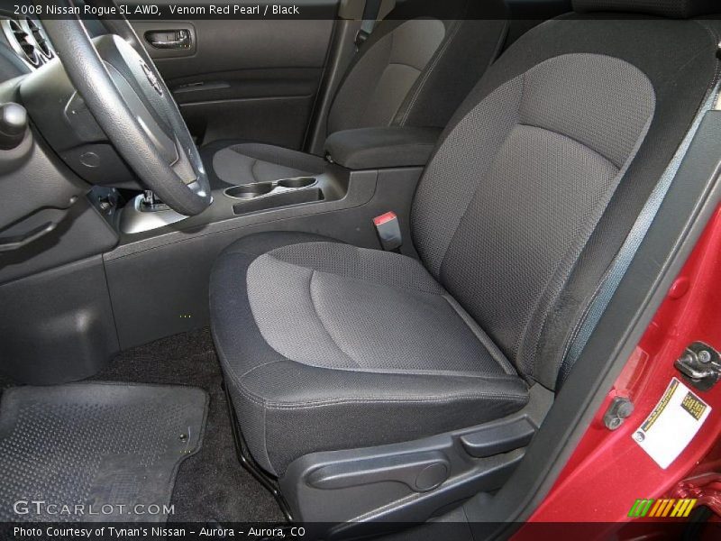 Venom Red Pearl / Black 2008 Nissan Rogue SL AWD