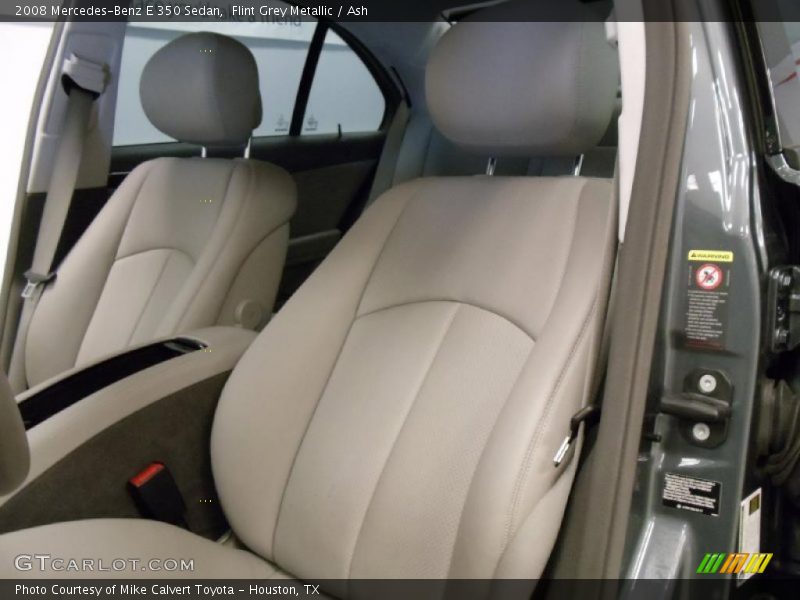 Flint Grey Metallic / Ash 2008 Mercedes-Benz E 350 Sedan