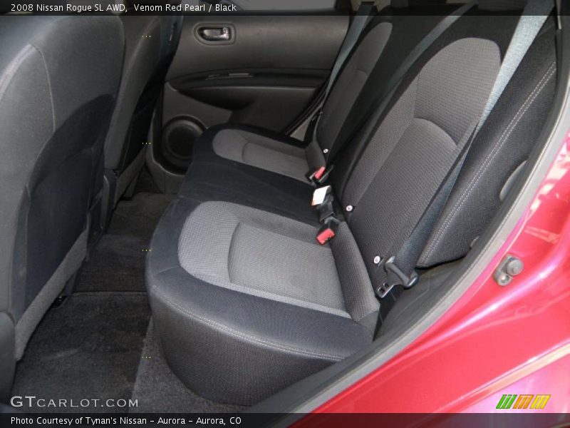 Venom Red Pearl / Black 2008 Nissan Rogue SL AWD