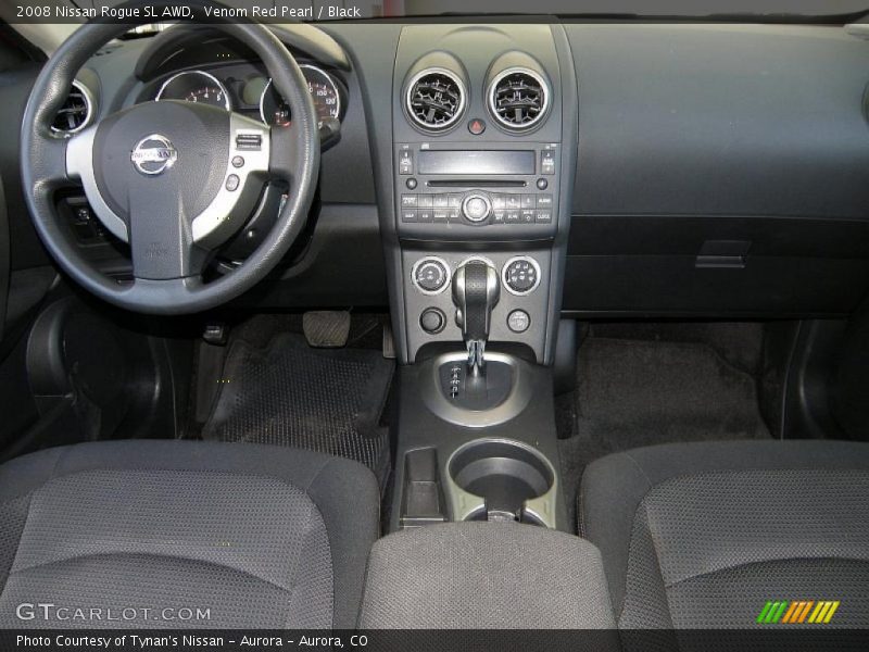 Venom Red Pearl / Black 2008 Nissan Rogue SL AWD