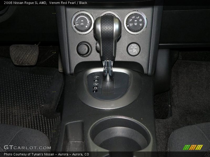 Venom Red Pearl / Black 2008 Nissan Rogue SL AWD