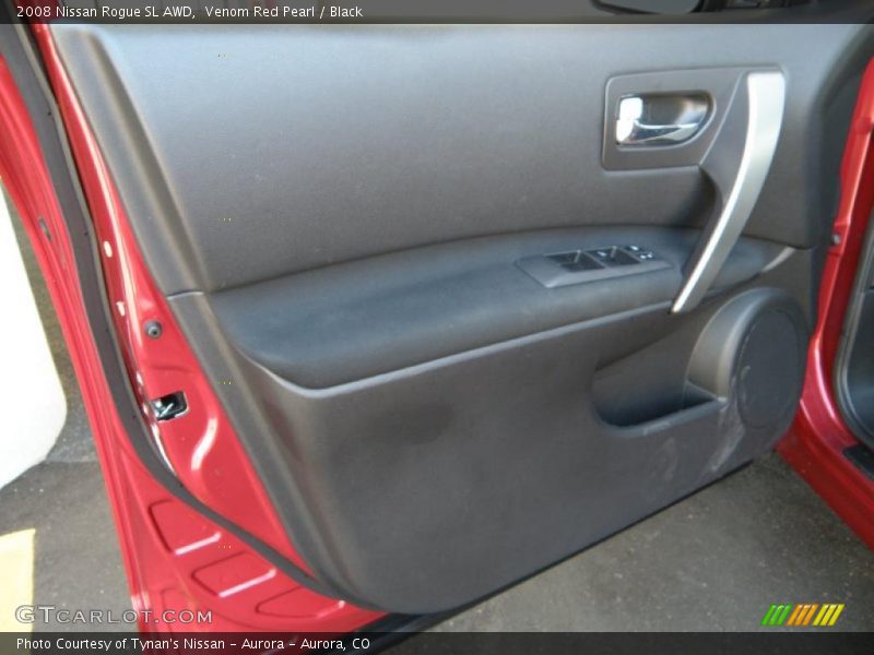 Venom Red Pearl / Black 2008 Nissan Rogue SL AWD