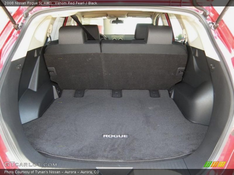 Venom Red Pearl / Black 2008 Nissan Rogue SL AWD