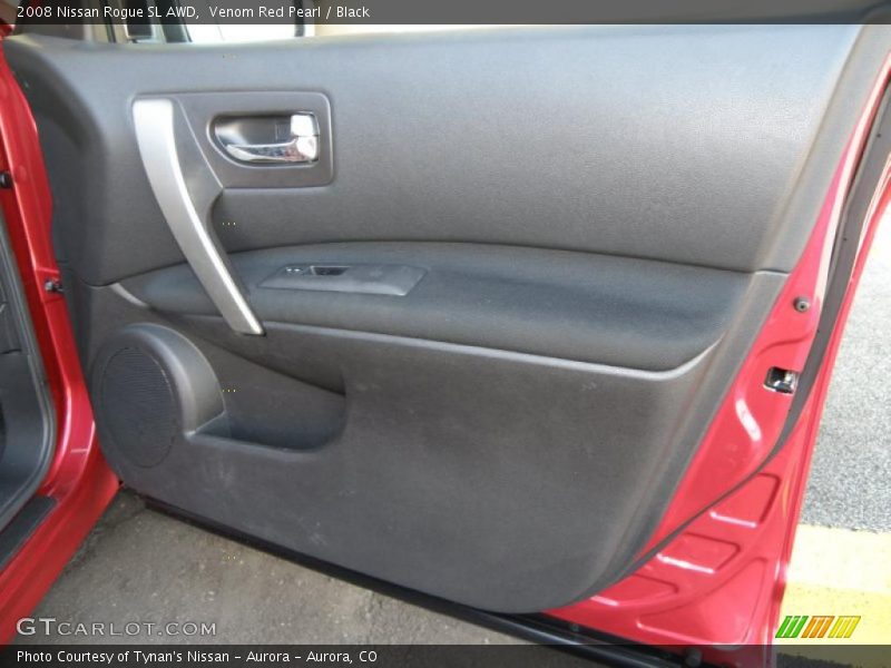 Venom Red Pearl / Black 2008 Nissan Rogue SL AWD