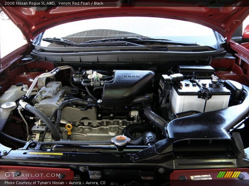 Venom Red Pearl / Black 2008 Nissan Rogue SL AWD