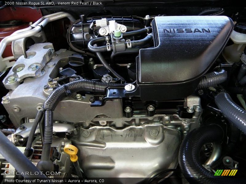 Venom Red Pearl / Black 2008 Nissan Rogue SL AWD