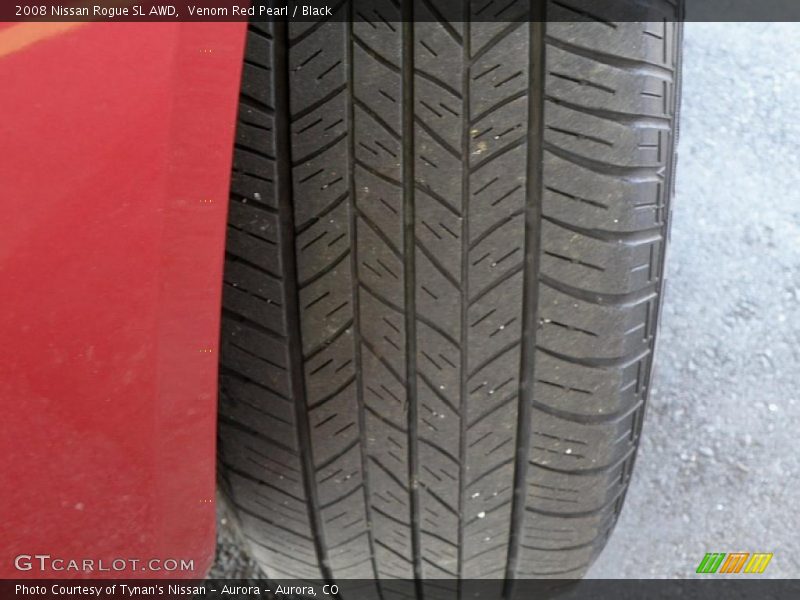 Venom Red Pearl / Black 2008 Nissan Rogue SL AWD