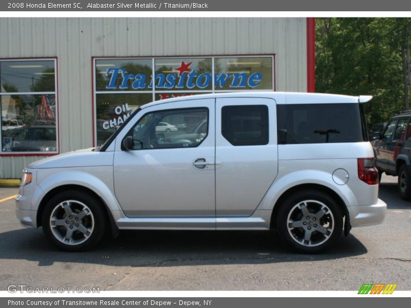 Alabaster Silver Metallic / Titanium/Black 2008 Honda Element SC
