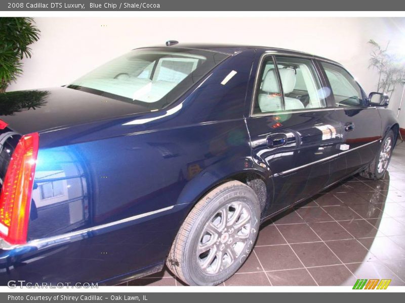 Blue Chip / Shale/Cocoa 2008 Cadillac DTS Luxury