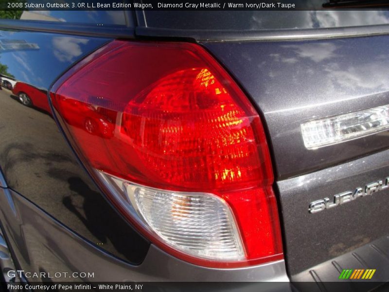 Diamond Gray Metallic / Warm Ivory/Dark Taupe 2008 Subaru Outback 3.0R L.L.Bean Edition Wagon