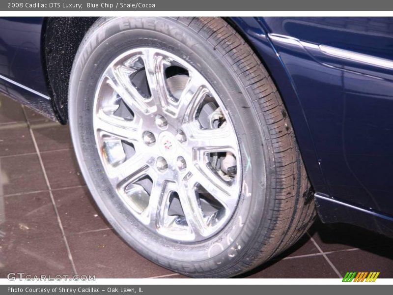 Blue Chip / Shale/Cocoa 2008 Cadillac DTS Luxury