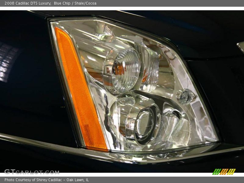 Blue Chip / Shale/Cocoa 2008 Cadillac DTS Luxury