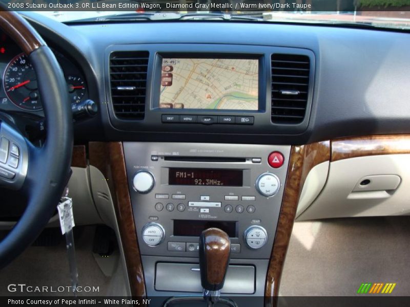Diamond Gray Metallic / Warm Ivory/Dark Taupe 2008 Subaru Outback 3.0R L.L.Bean Edition Wagon