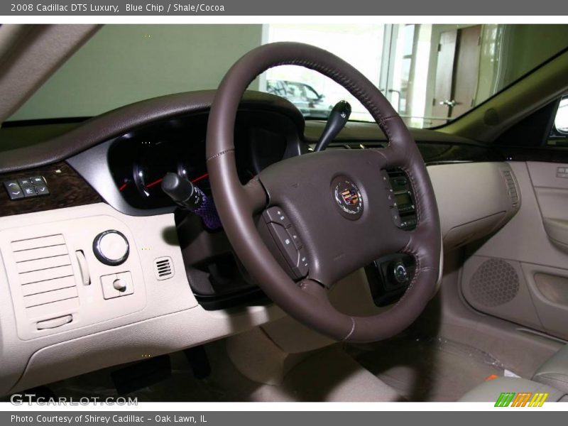 Blue Chip / Shale/Cocoa 2008 Cadillac DTS Luxury
