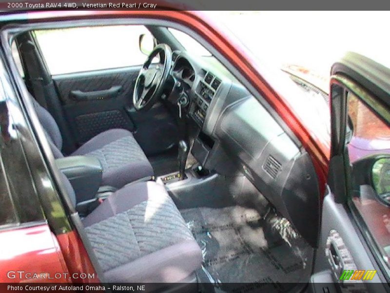 Venetian Red Pearl / Gray 2000 Toyota RAV4 4WD