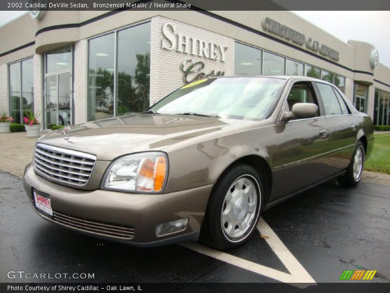 Bronzemist Metallic / Neutral Shale 2002 Cadillac DeVille Sedan