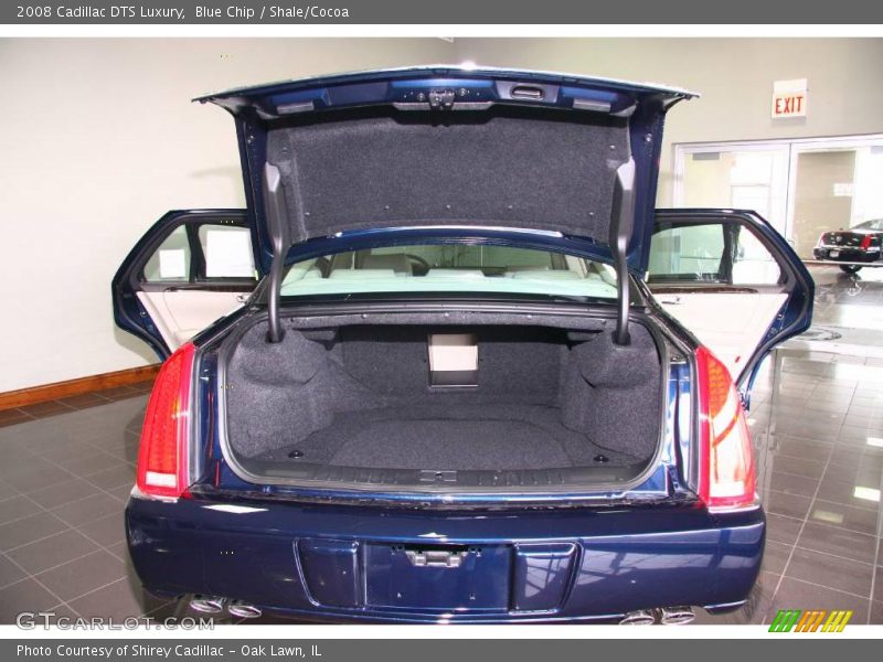 Blue Chip / Shale/Cocoa 2008 Cadillac DTS Luxury