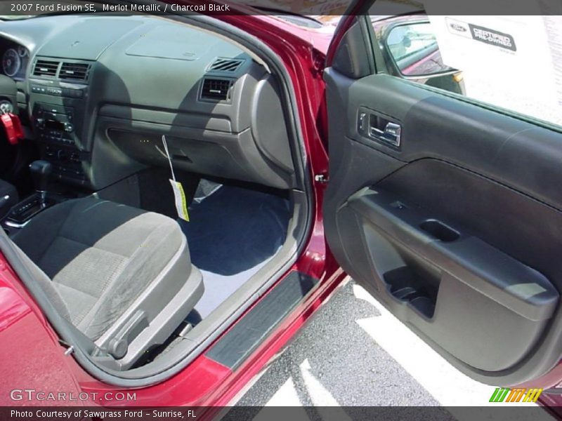 Merlot Metallic / Charcoal Black 2007 Ford Fusion SE