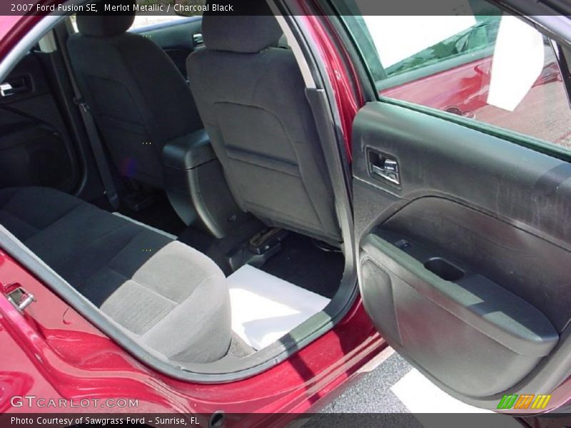 Merlot Metallic / Charcoal Black 2007 Ford Fusion SE