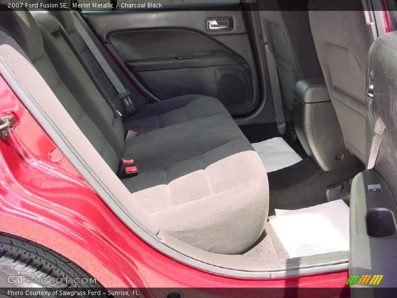 Merlot Metallic / Charcoal Black 2007 Ford Fusion SE