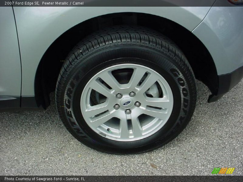Pewter Metallic / Camel 2007 Ford Edge SE