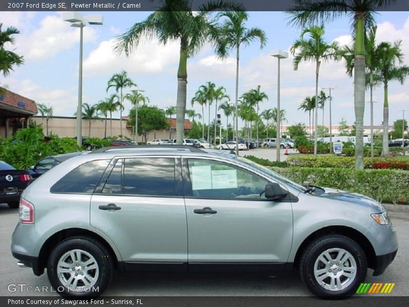 Pewter Metallic / Camel 2007 Ford Edge SE