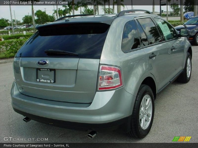 Pewter Metallic / Camel 2007 Ford Edge SE
