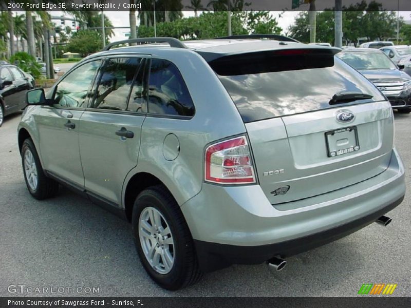 Pewter Metallic / Camel 2007 Ford Edge SE