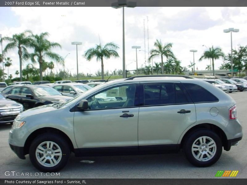 Pewter Metallic / Camel 2007 Ford Edge SE