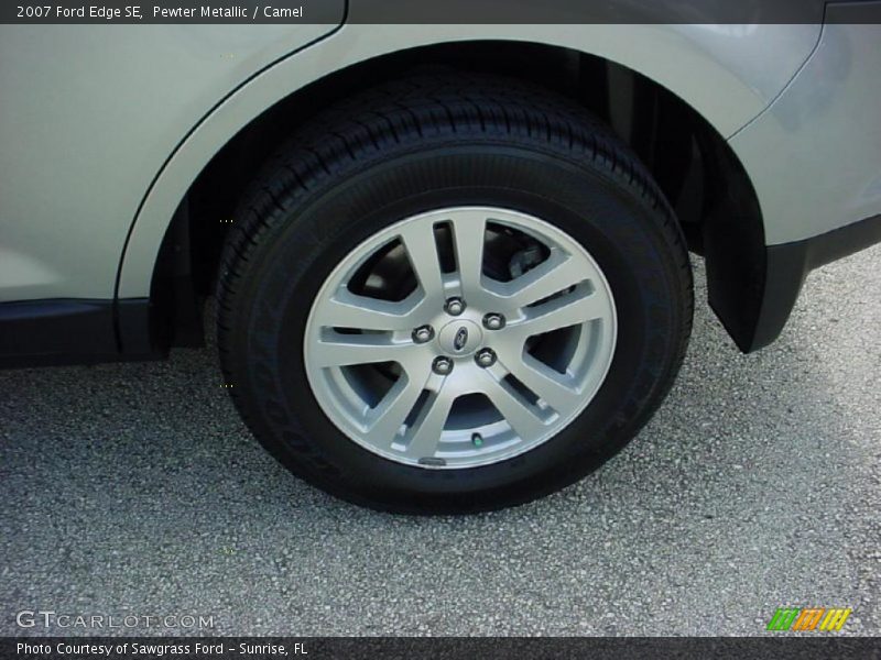 Pewter Metallic / Camel 2007 Ford Edge SE