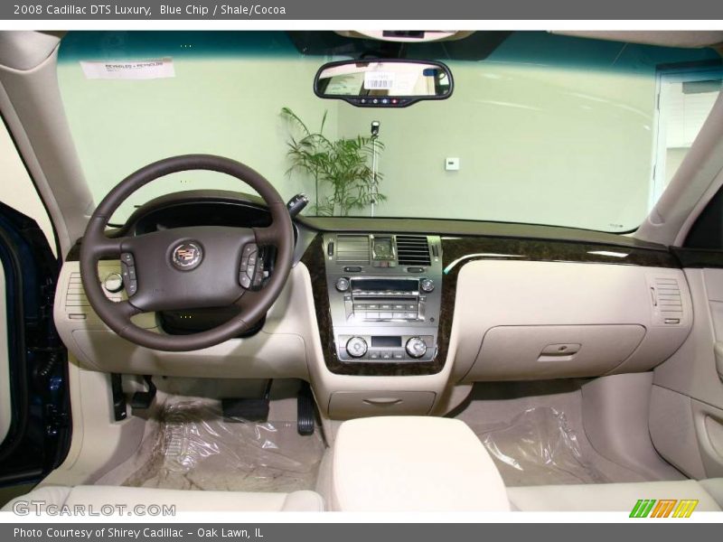 Blue Chip / Shale/Cocoa 2008 Cadillac DTS Luxury