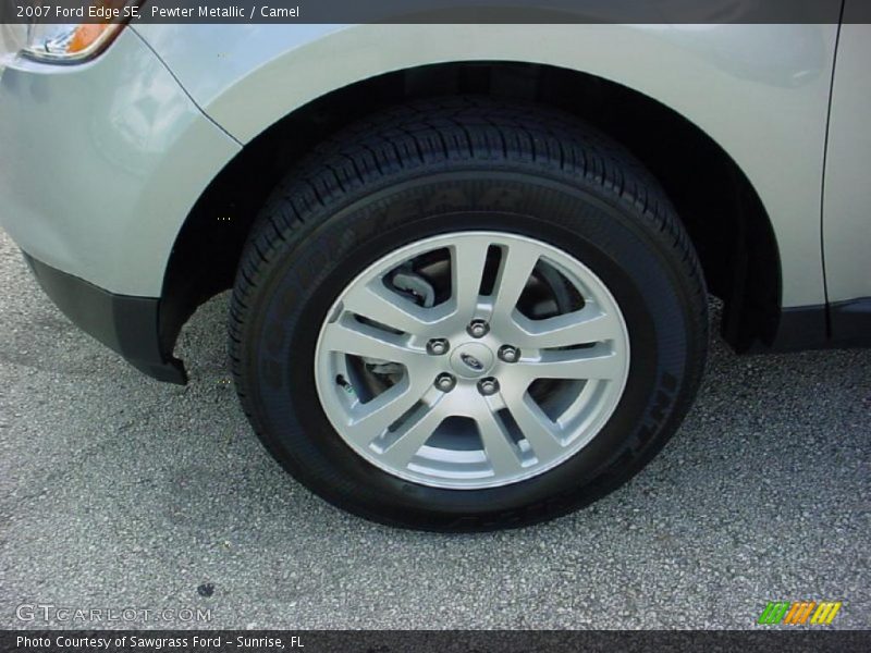 Pewter Metallic / Camel 2007 Ford Edge SE
