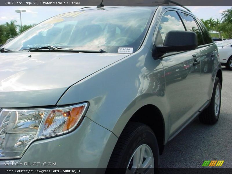 Pewter Metallic / Camel 2007 Ford Edge SE