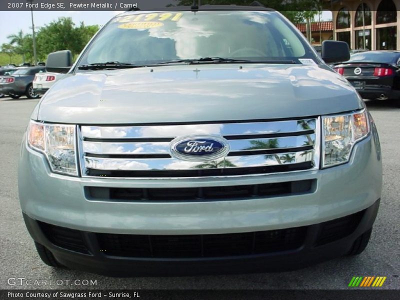 Pewter Metallic / Camel 2007 Ford Edge SE