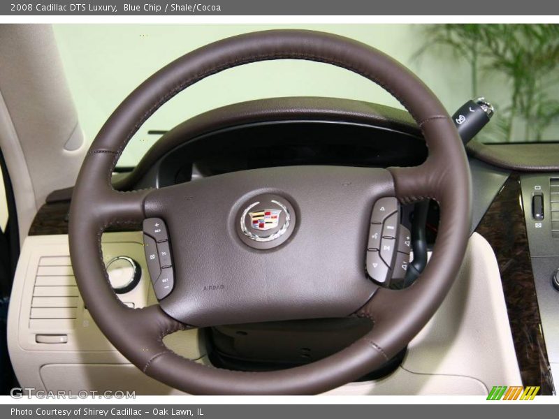 Blue Chip / Shale/Cocoa 2008 Cadillac DTS Luxury