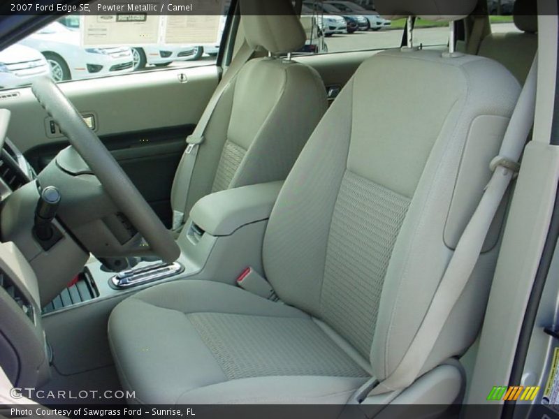 Pewter Metallic / Camel 2007 Ford Edge SE