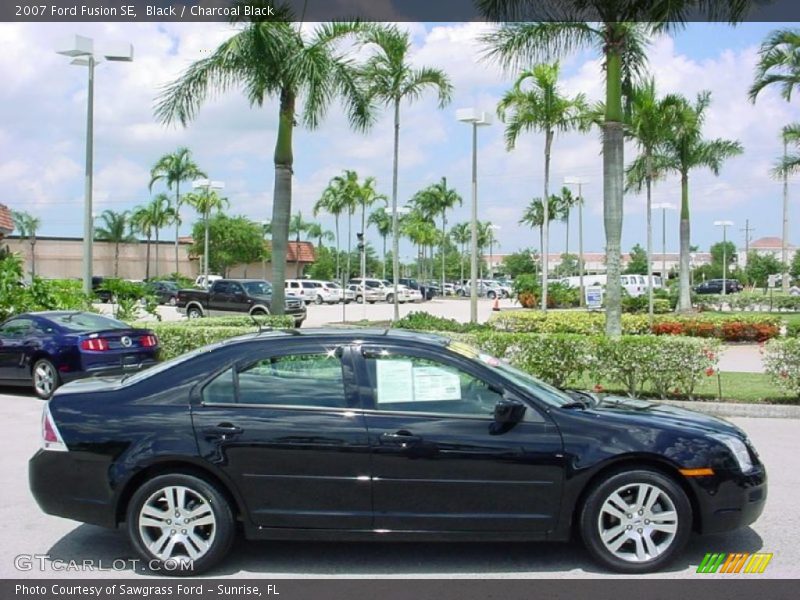 Black / Charcoal Black 2007 Ford Fusion SE