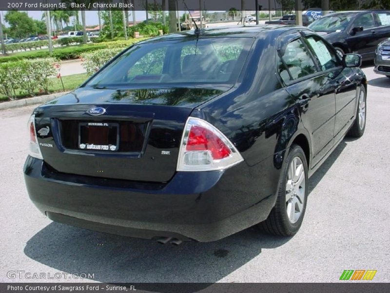 Black / Charcoal Black 2007 Ford Fusion SE