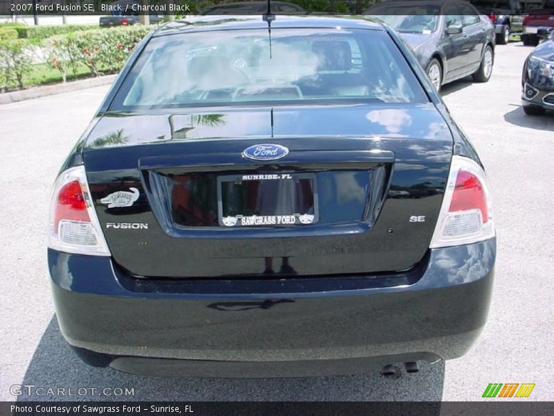 Black / Charcoal Black 2007 Ford Fusion SE