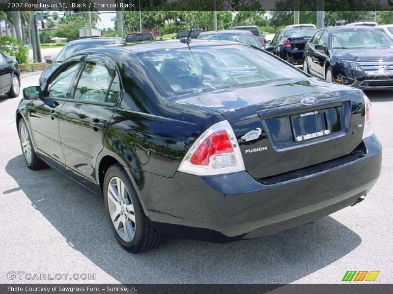 Black / Charcoal Black 2007 Ford Fusion SE