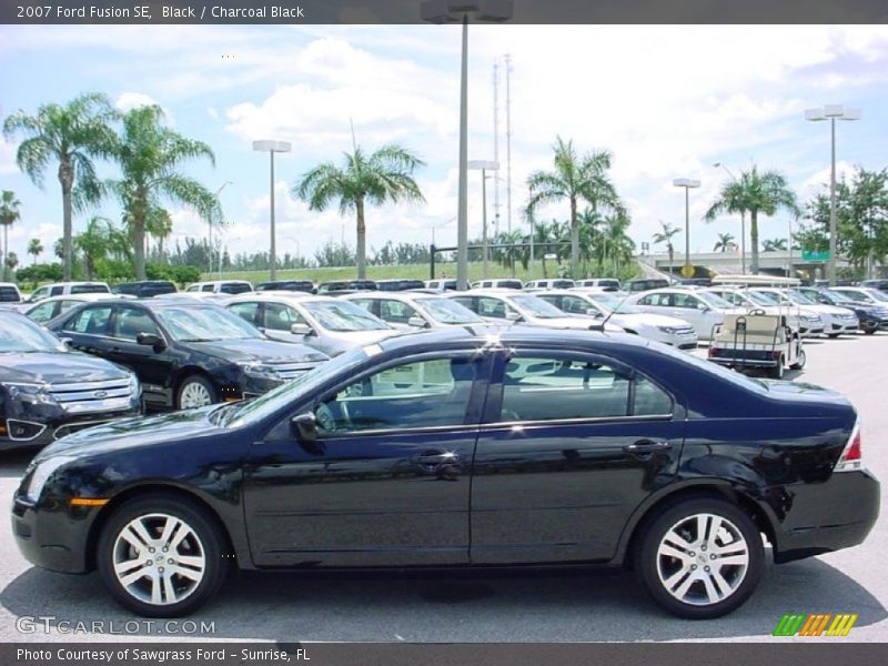Black / Charcoal Black 2007 Ford Fusion SE